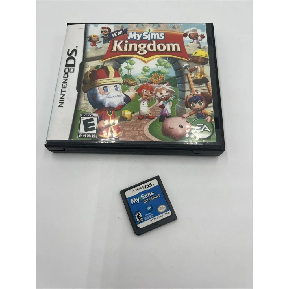 Lot Of 2 Nintendo DS Games My Sims Kingdom And Sky Heroes